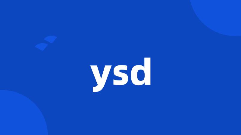 ysd