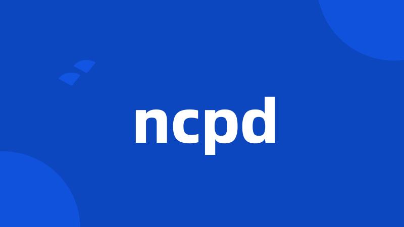 ncpd