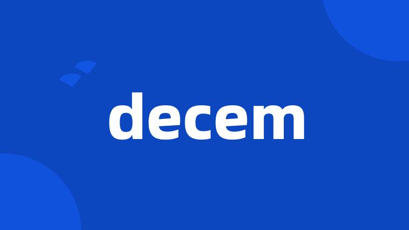 decem