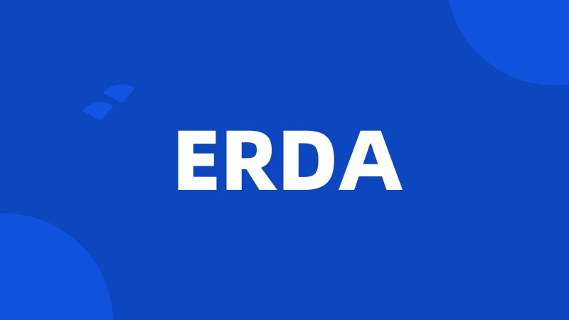 ERDA