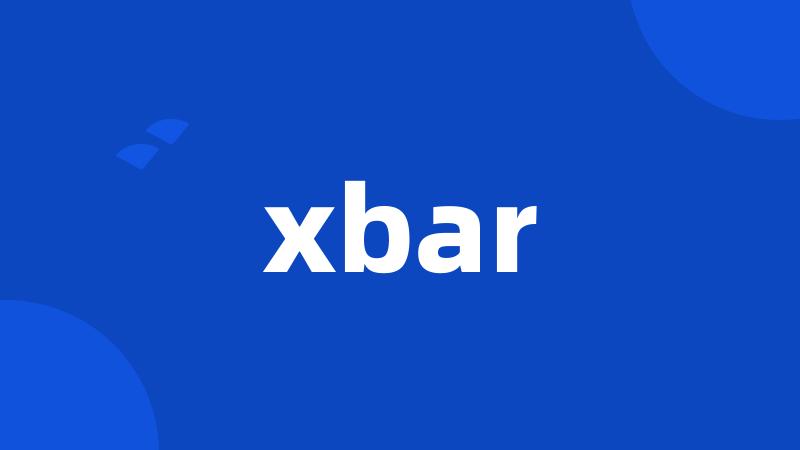 xbar