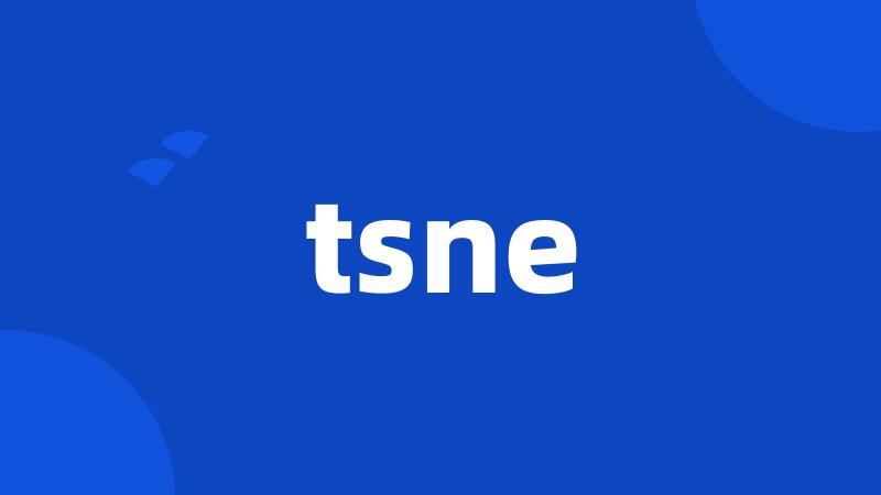 tsne