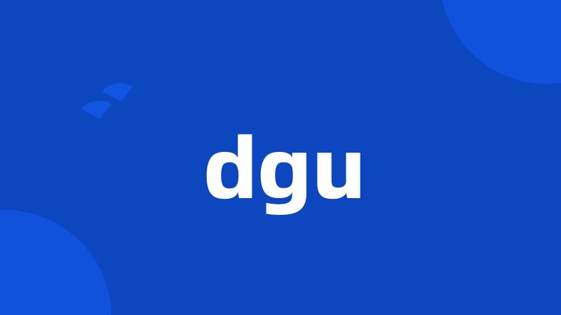 dgu