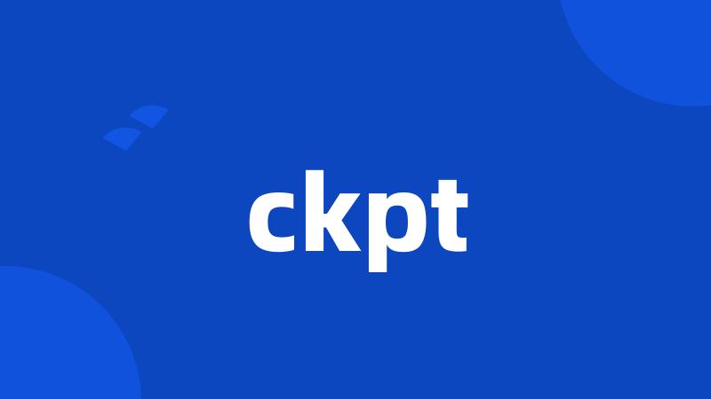 ckpt