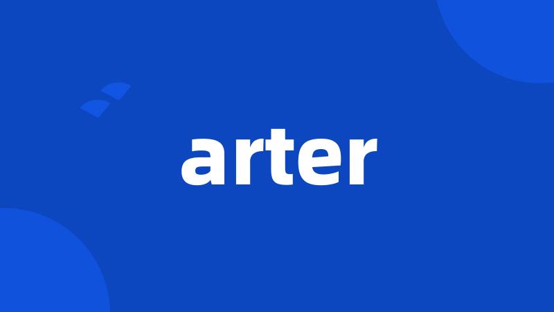 arter