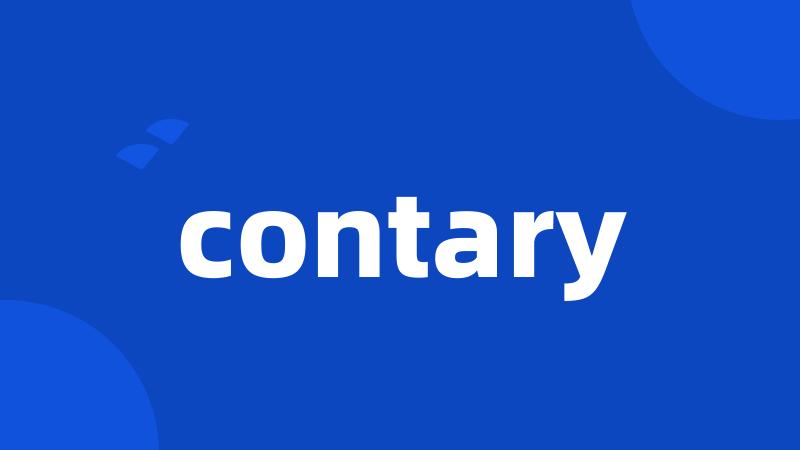 contary