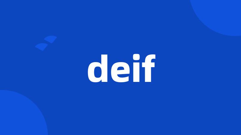 deif