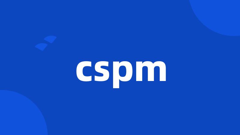 cspm