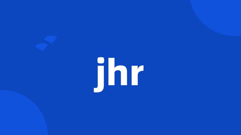 jhr