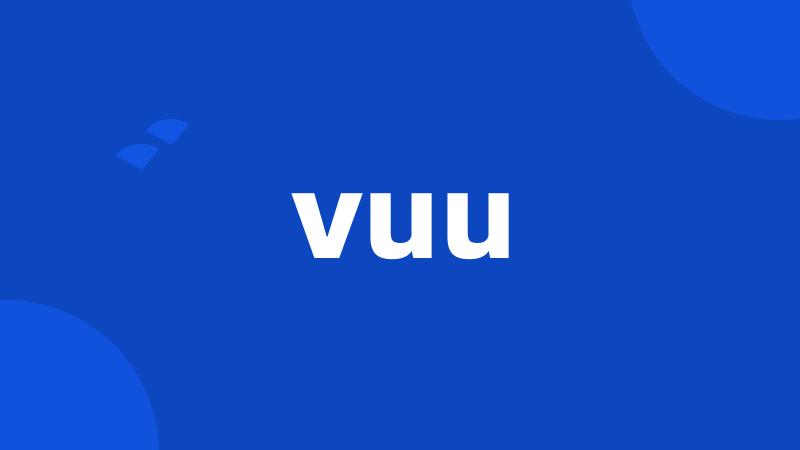 vuu