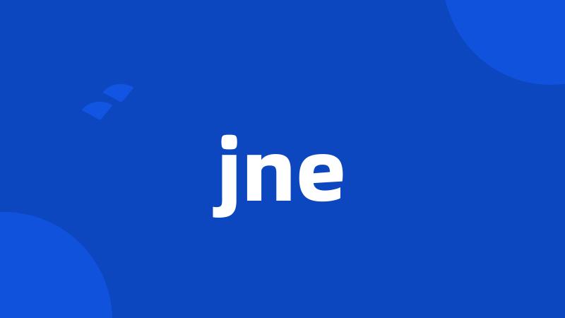 jne