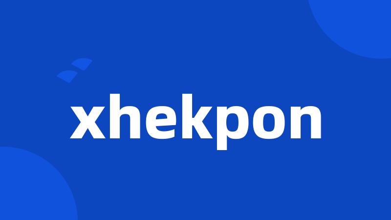 xhekpon