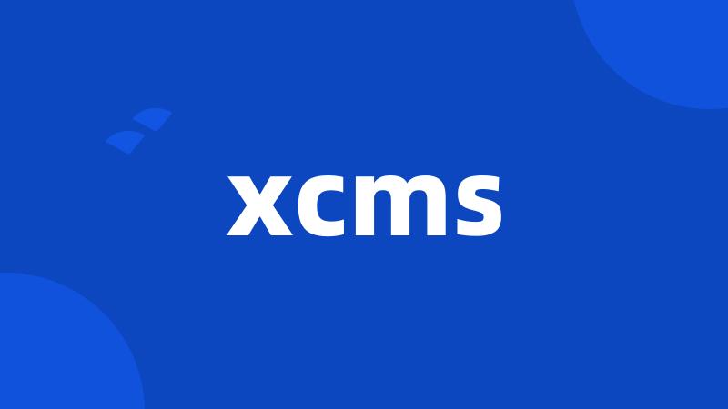 xcms