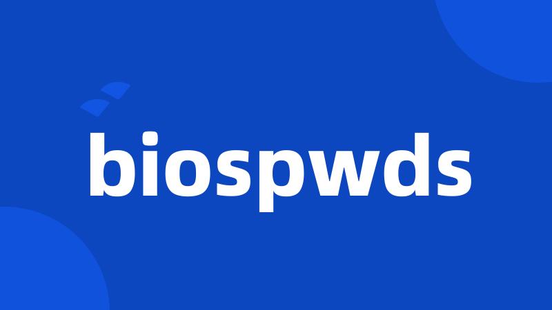 biospwds