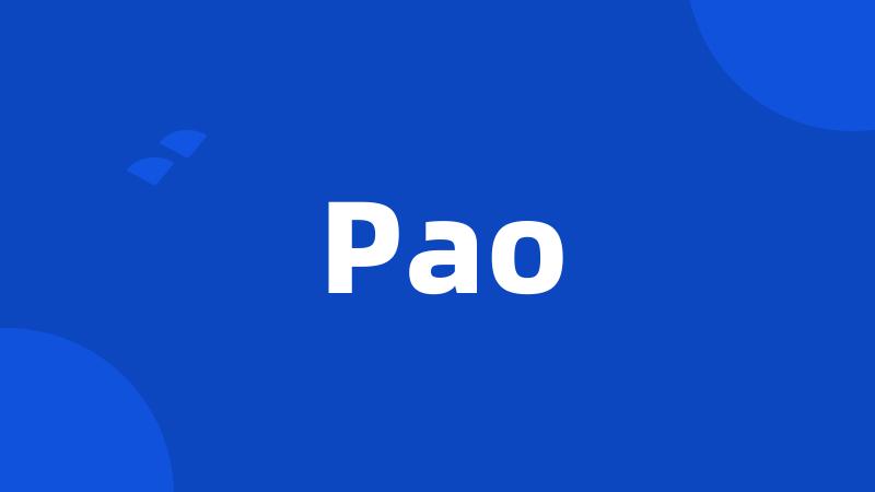 Pao