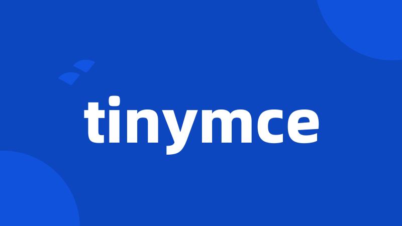 tinymce