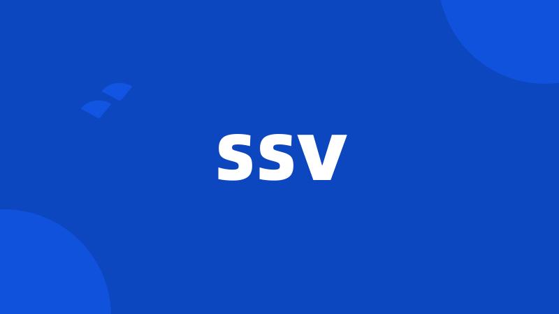 ssv