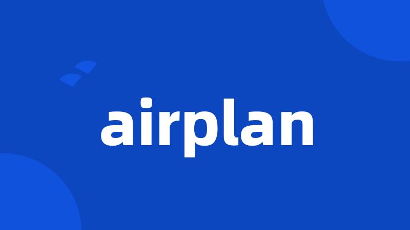 airplan