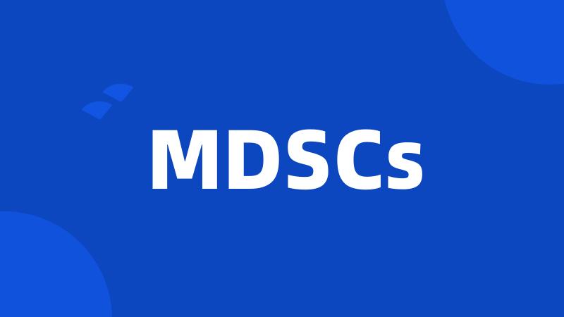 MDSCs