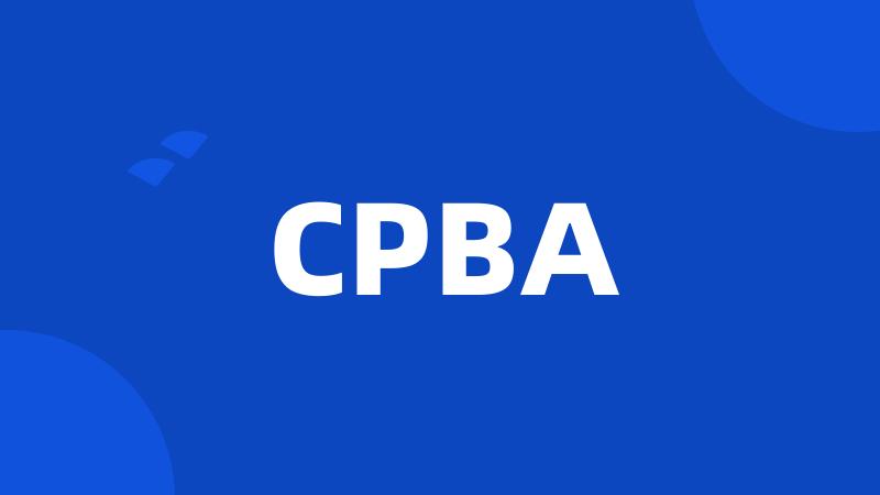 CPBA