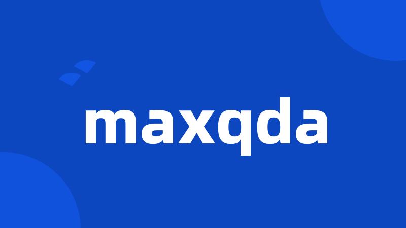 maxqda