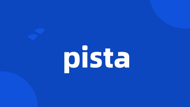 pista