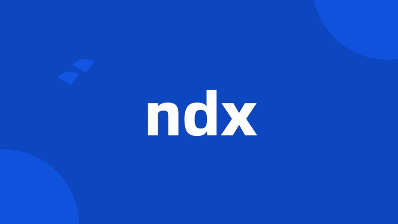 ndx