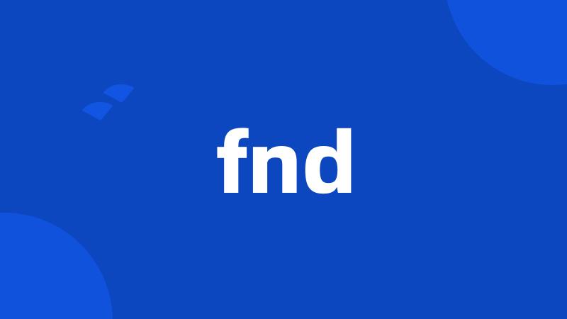 fnd