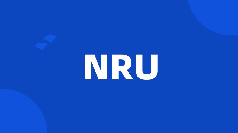 NRU