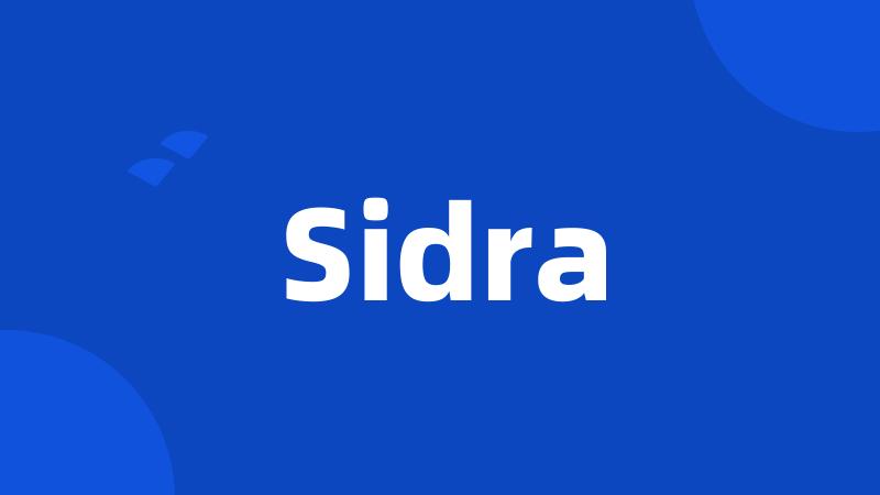 Sidra