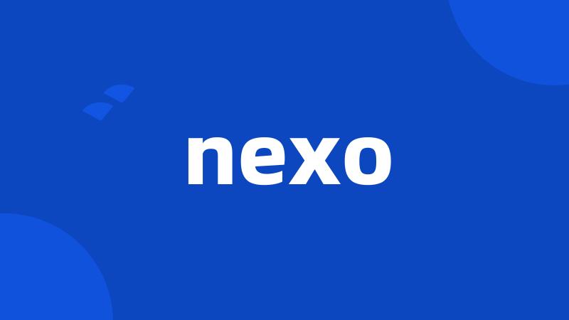 nexo