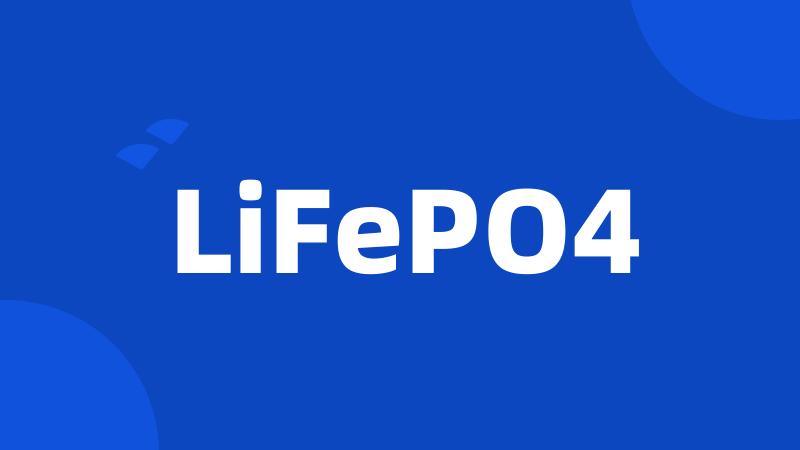 LiFePO4