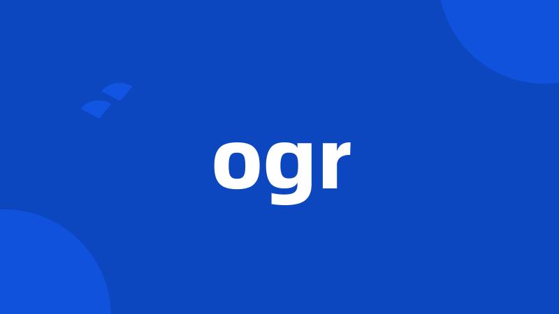 ogr