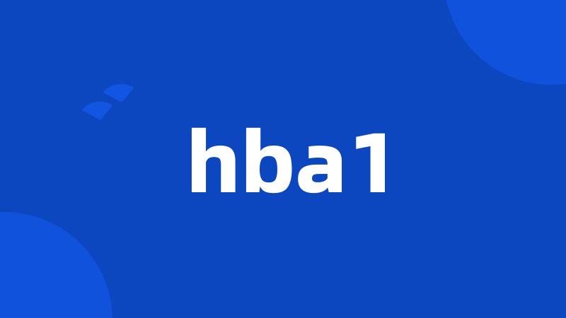 hba1