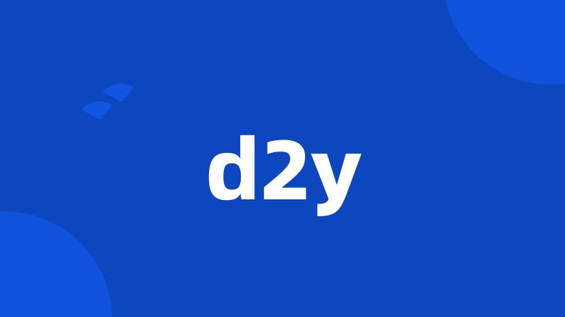 d2y