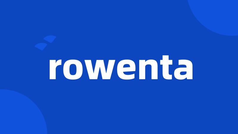 rowenta