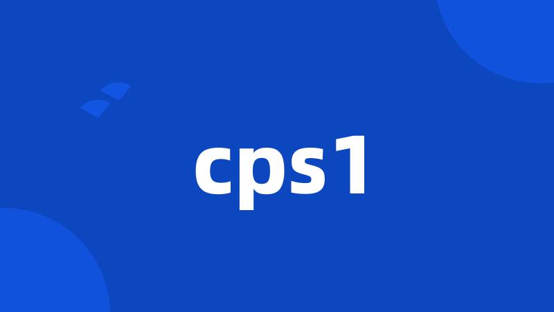 cps1