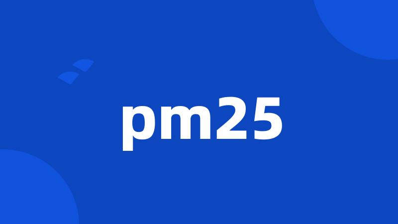 pm25