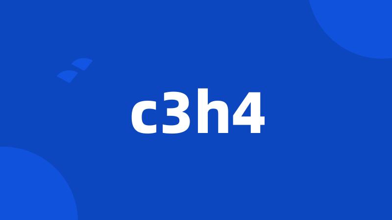 c3h4