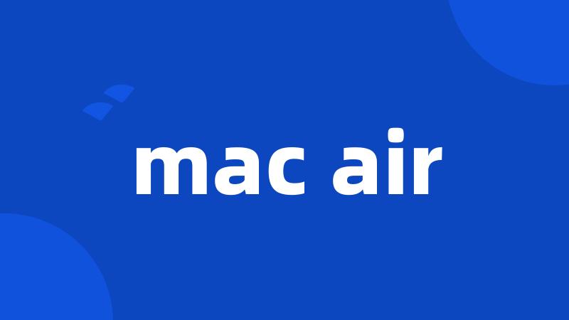 mac air