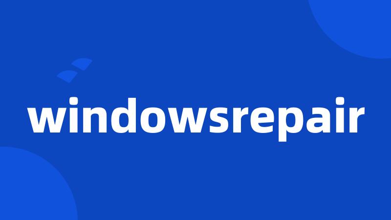 windowsrepair