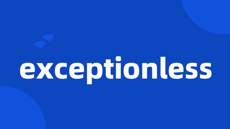 exceptionless