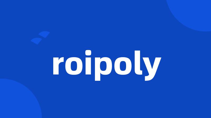 roipoly