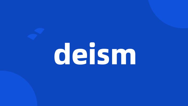 deism