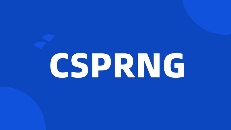 CSPRNG