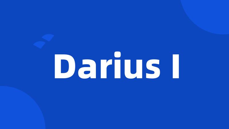 Darius I