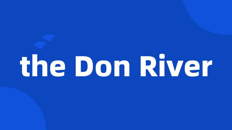 the Don River