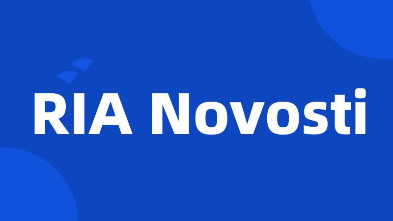 RIA Novosti