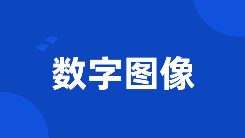 数字图像