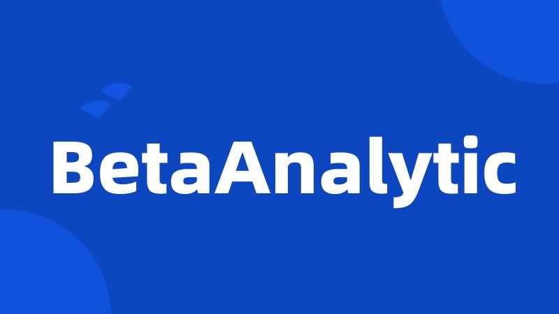 BetaAnalytic